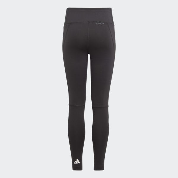 Negro Mallas 7/8 AEROREADY Animal Print Optime Corte Alto con Bolsillo