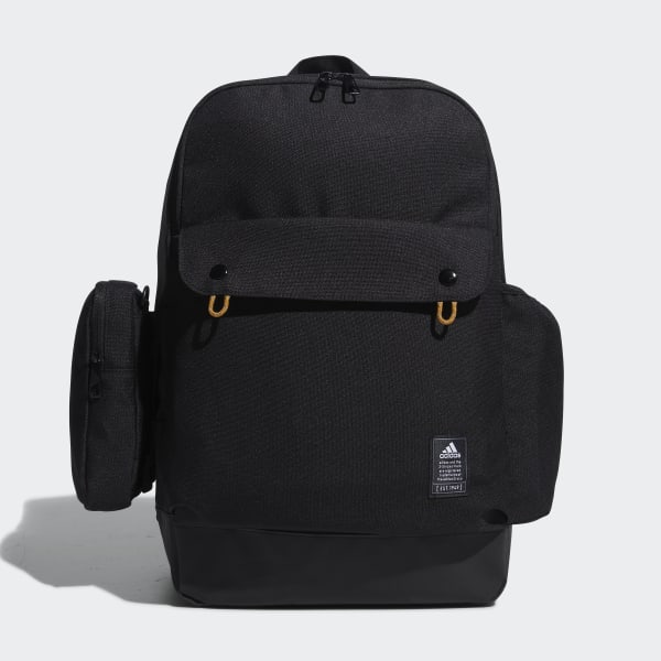 Black Side Pocket 2-in-1 Backpack WK993