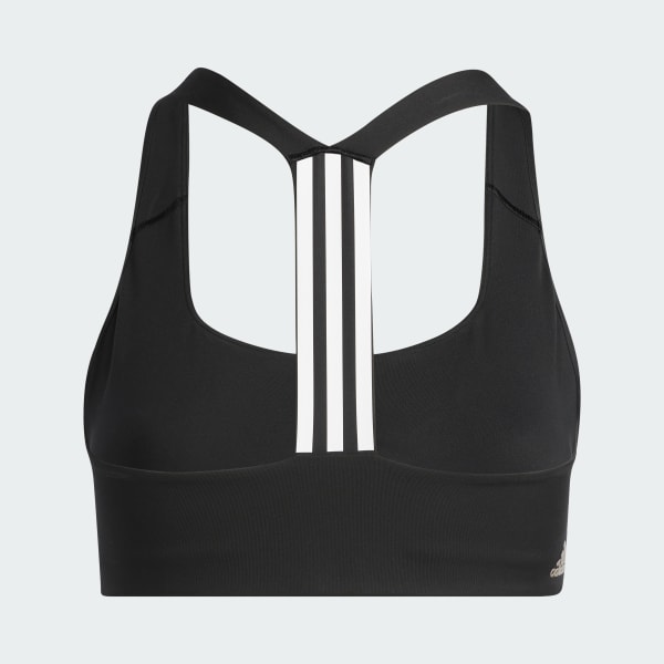 Black adidas Powerimpact Training Medium-Support Bra (Plus Size)