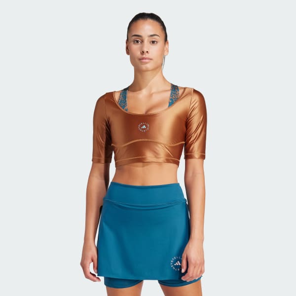 Brown adidas by Stella McCartney Crop Top