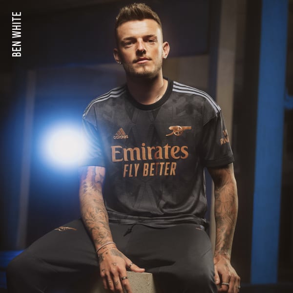 adidas Adult Arsenal 22/23 Away Jersey - Black