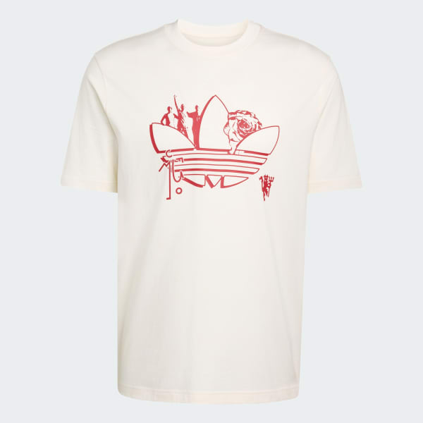 White Manchester United Seasonal Graphic Tee