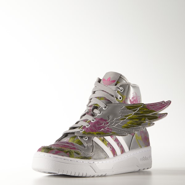 adidas Wings Floral Shoes - Grey 