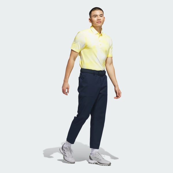Yellow Ultimate365 Tour Printed Cool Feeling Left Chest Polo Shirt