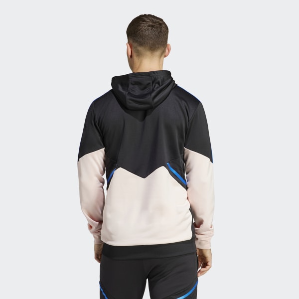 Svart Manchester United Condivo 22 Hooded Track Top