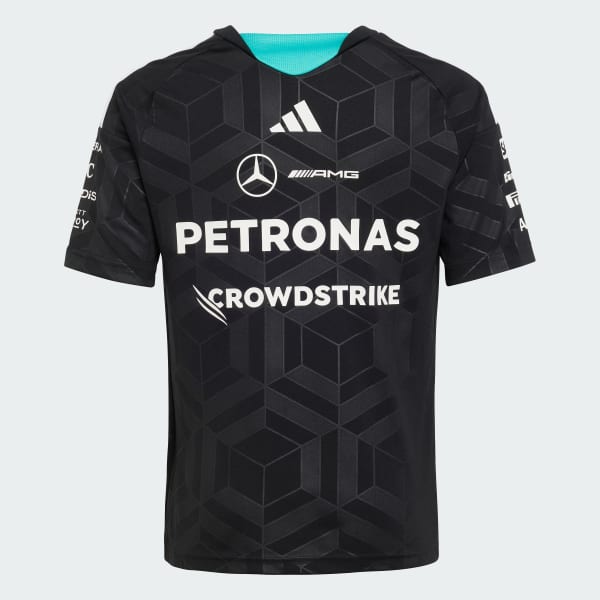 สีดำ เสื้อนักแข่ง MERCEDES - AMG PETRONAS FORMULA 1 TEAM
