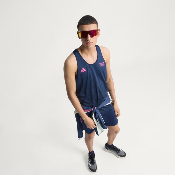 Blauw BMW Berlin-Marathon 2025 All Over Print Tanktop