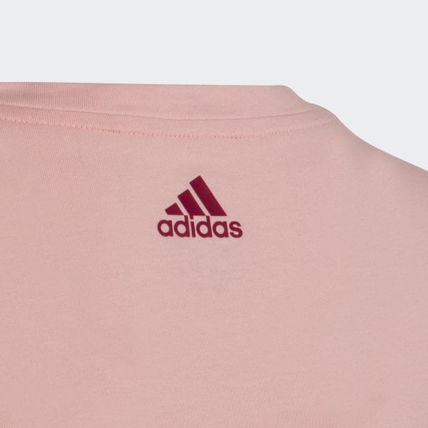 Rosa adidas Essentials t-skjorte