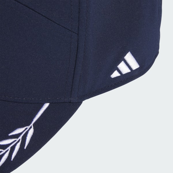 Blue Graphic Flat-Brim Cap