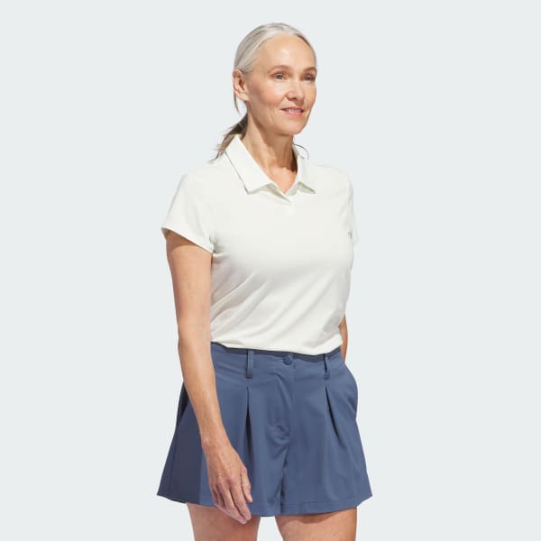 Vit Go-To Heathered Pikétröja