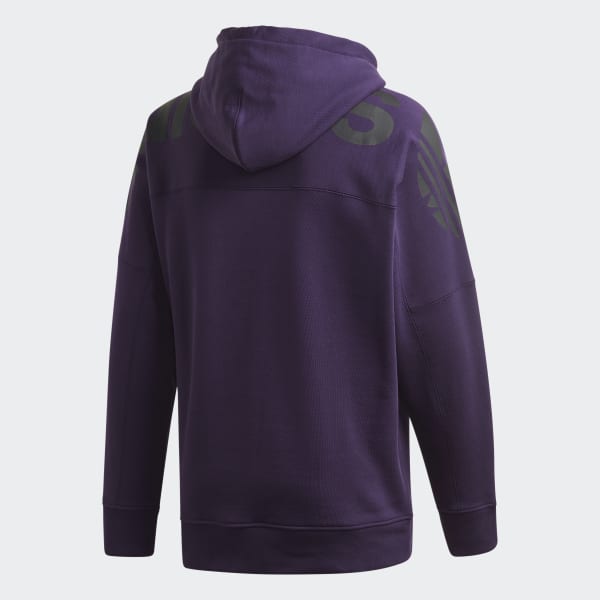 white and purple adidas hoodie