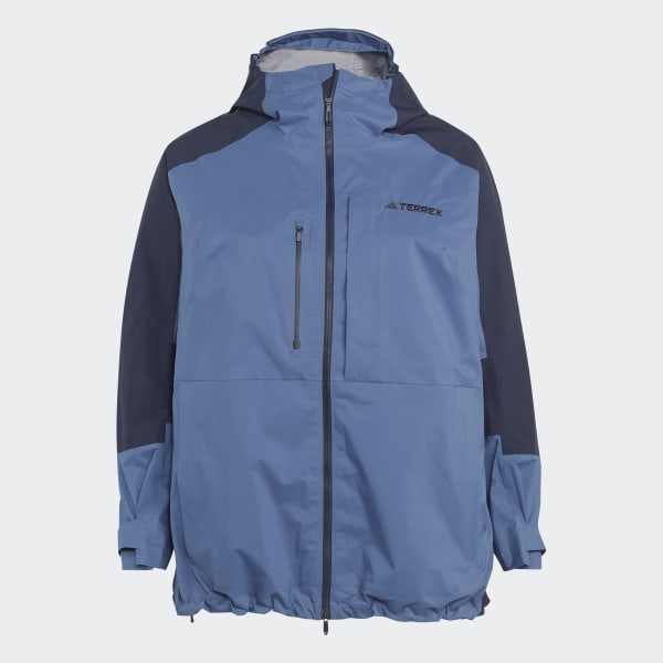 Blue Terrex Xploric RAIN.RDY Hiking Jacket (Plus Size)