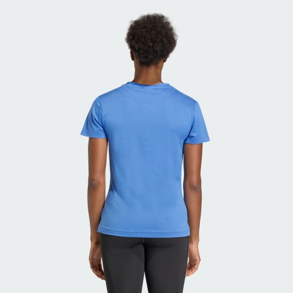 Bleu T-shirt col V Workout Essentials