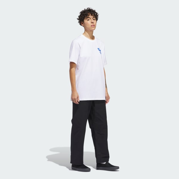 Blanco Polera Shmoofolio Monument Manga Corta