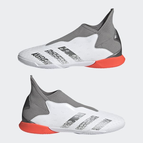 adidas Predator Freak.3 Laceless Indoor Soccer Shoes - White | Kids' Soccer  | adidas US