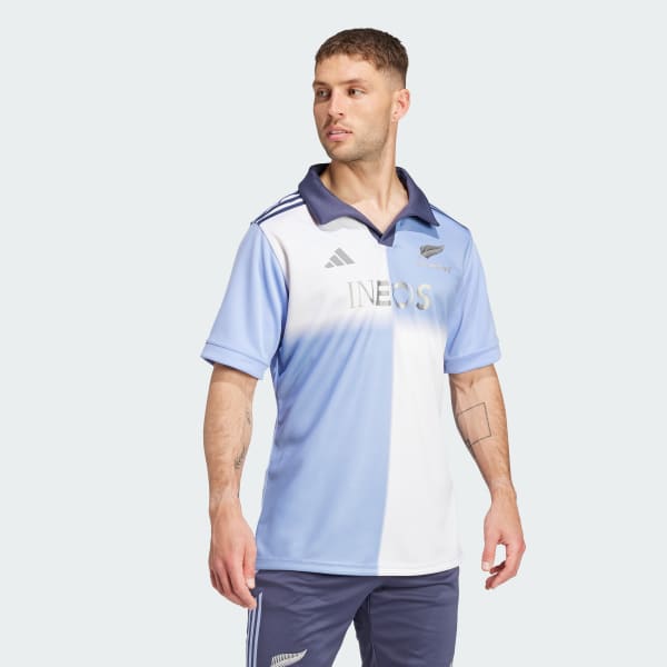 Blu Maglia da rugby Short Sleeve All Blacks