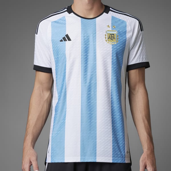 White Argentina 22 Home Authentic Jersey DO517