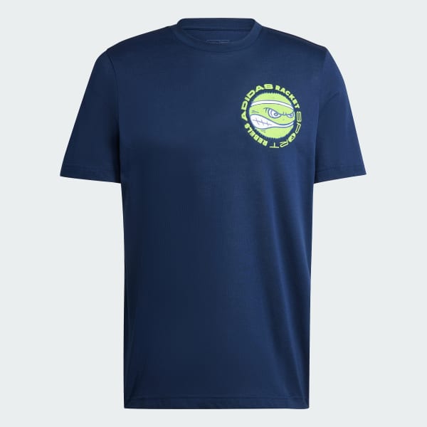 Blauw Racket Sport Rebels Graphic T-shirt