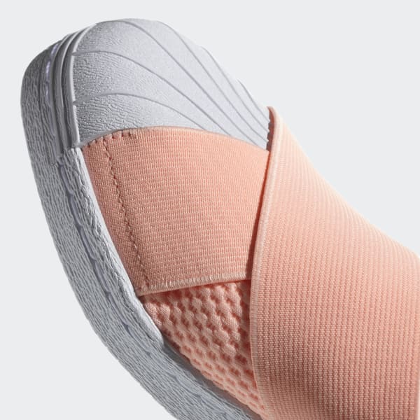 adidas superstar slip on Rose homme