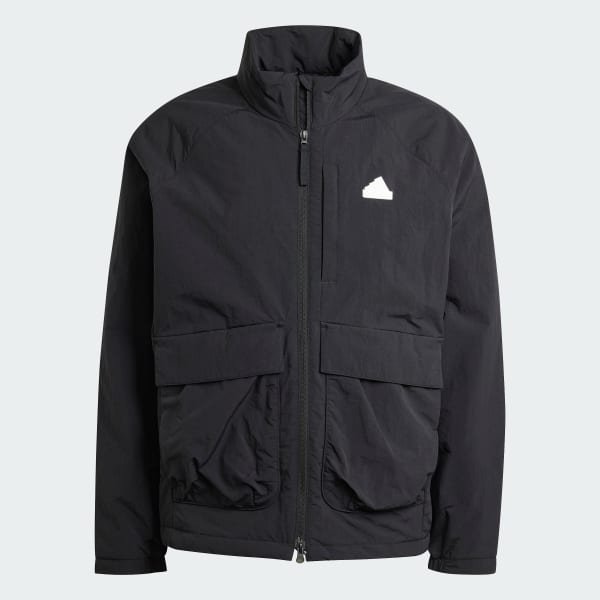 adidas City Escape Insulated Jacket - Black | Free Delivery | adidas UK