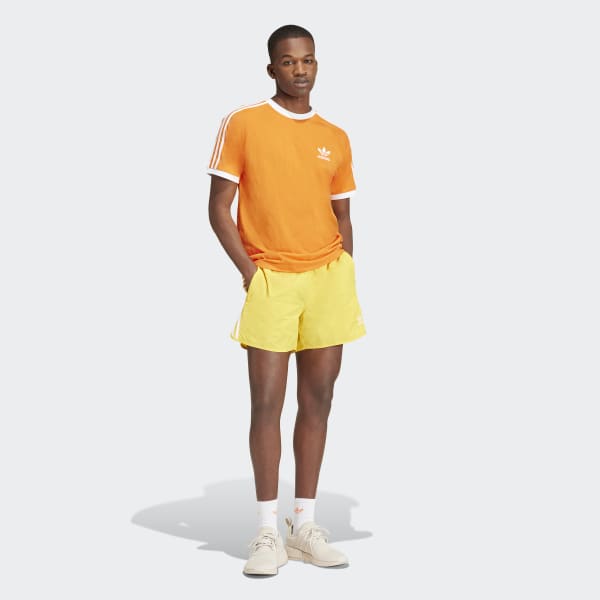 超希少！adidas白短パン、ゴールドライン。超美品！ アディダス アディカラー クラシックス スプリンターショーツ