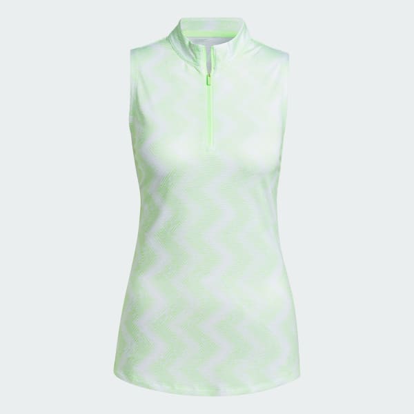 Weiss Women's Ultimate365 Ottoman Printed Sleeveless Poloshirt