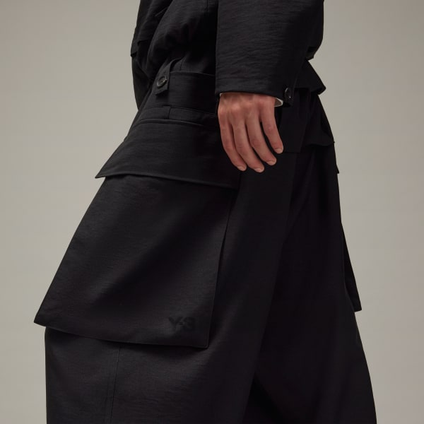 adidas Y-3 Sport Uniform Cargo Trousers - Black | adidas UK