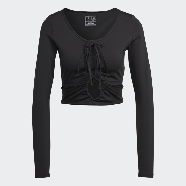 Svart Training Dance Long Sleeve Tee