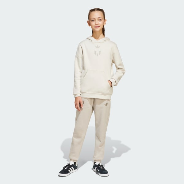 Beige Buzo con Capucha Messi Kids