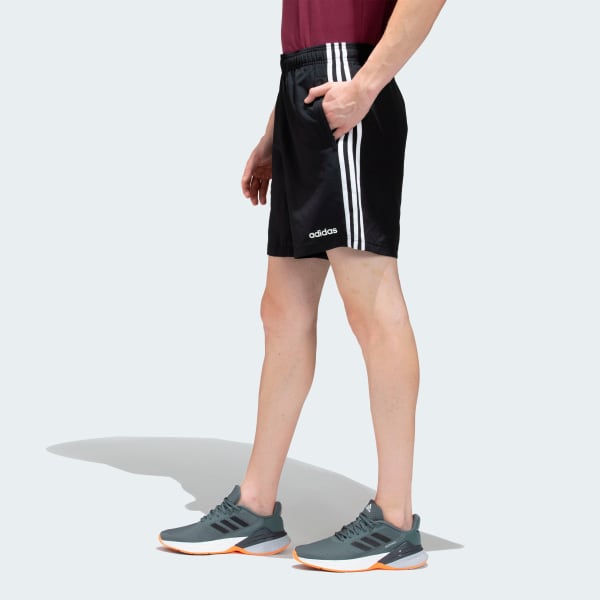 Black 3-STRIPES CHELSEA SHORTS