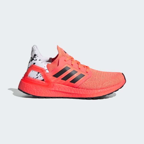 Kids Ultraboost 20 Coral and White Shoes | adidas US