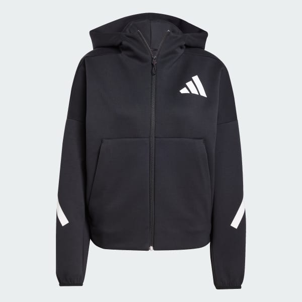 Moletom Capuz adidas Z.N.E. Full-Zip - Preto adidas | adidas Brasil