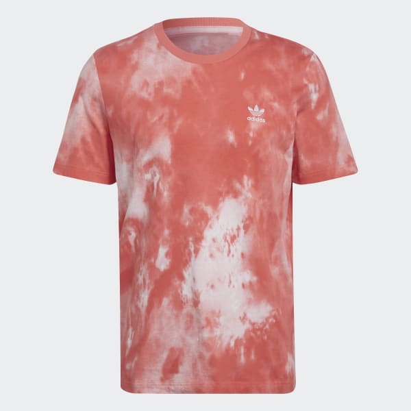 Pink Adicolor Essentials Trefoil Tie-Dyed Tee