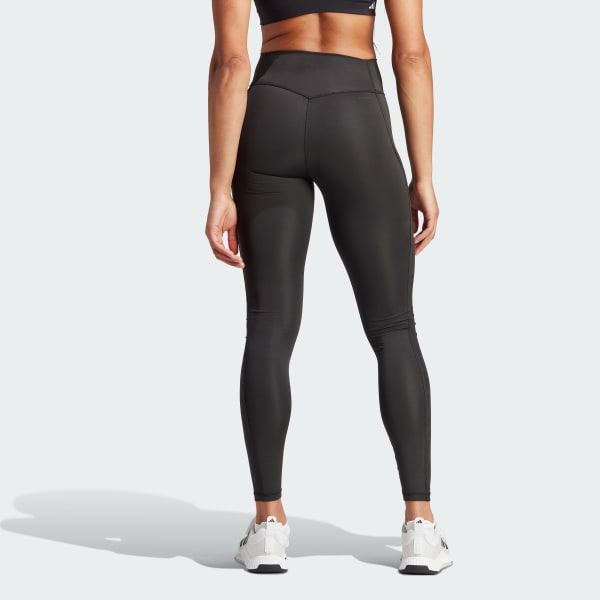 Sort Optime Mesh Full-Length tights