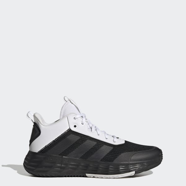 White and black adidas basketball shoes online