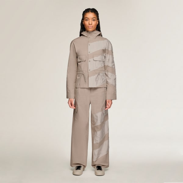 Brown Y-3 WIDE PANTS