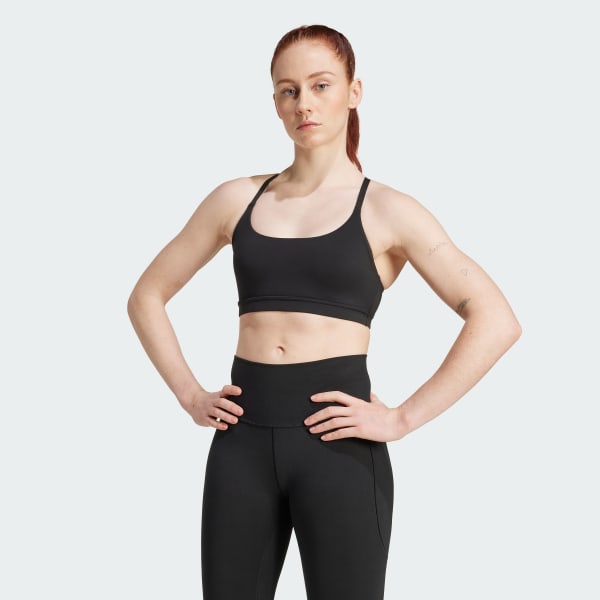 Đen Áo Bra Nâng Đỡ Nhẹ adidas All Me