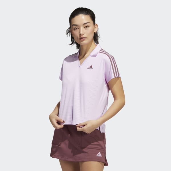 Purple 3-Stripes Polo Shirt CZ750