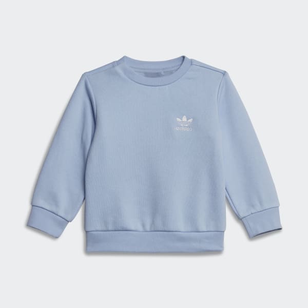 Bleu Ensemble Adicolor Crew