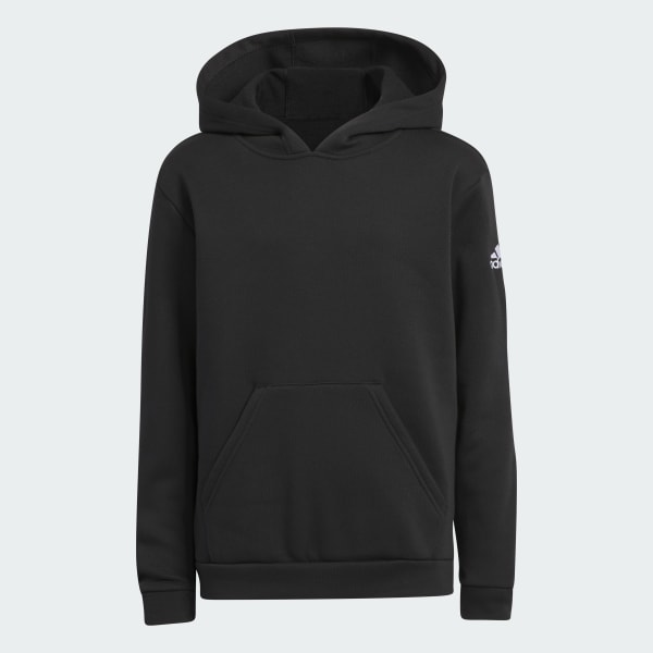noir Sweat-shirt à capuche en molleton