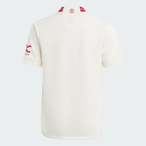 Blanc Maillot Third Manchester United 23/24 Enfants