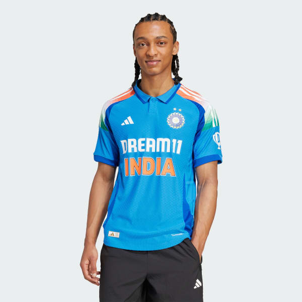 modrá Dres India Cricket One Day International