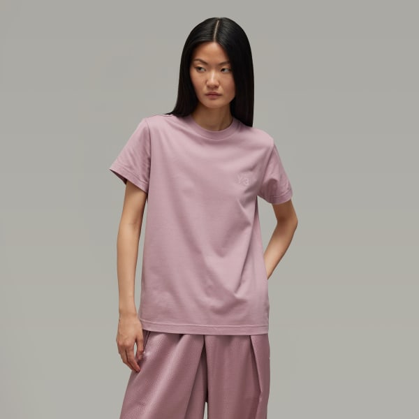 Purple Y-3 레귤러 반팔 티