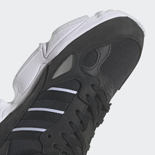 Adidas falcon black patent sale