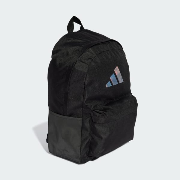 Black Classic Badge of Sport Iridescent Backpack