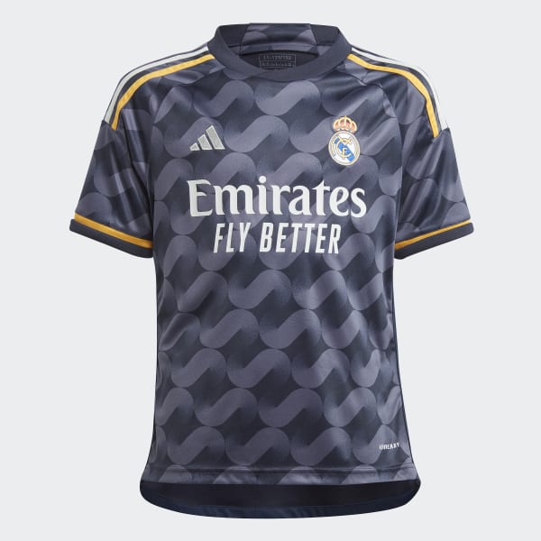 adidas 10-11 Real Madrid Away Jersey-S … ADIDAS REAL MADRID 2010/11 AWAY JERSEY BLUE - Soccer Plus
