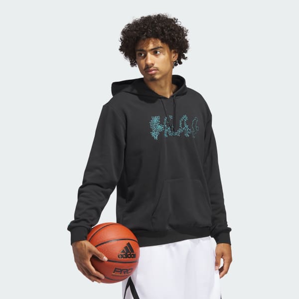 Negro Polera con Capucha Metaverse Hoops