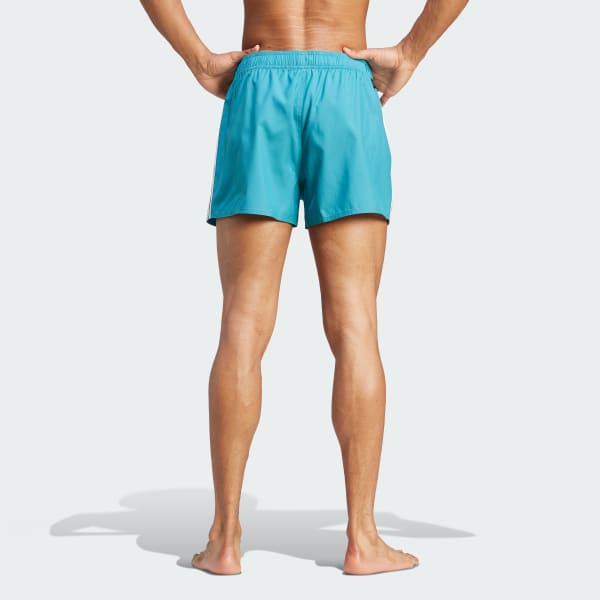 Turquoise 3-Stripes CLX Zwemshort