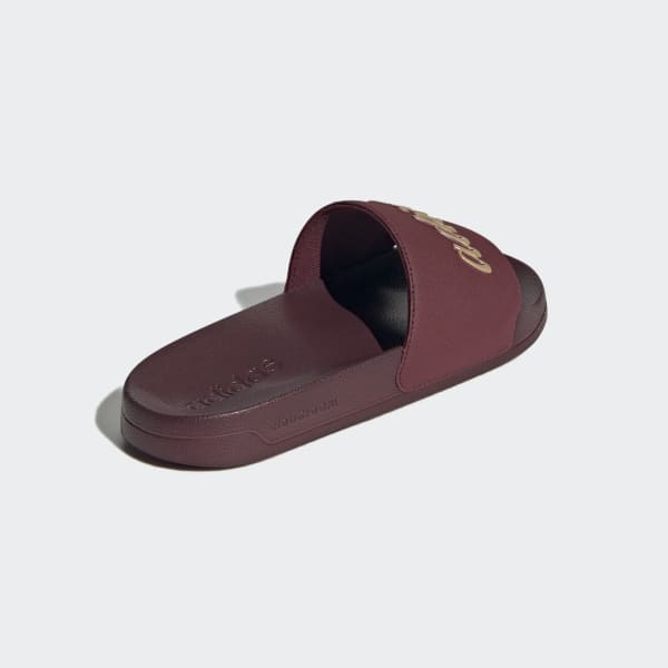 adidas Adilette Shower Slides - Burgundy | Women\'s Swim | adidas US