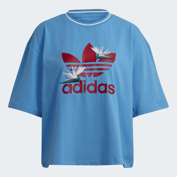 Blauw Loose T-shirt P4794